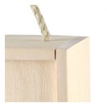 Drevenná kazeta na 1 fľašu vína, otvorená s čelom | Promitor Vinorum