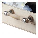 Drevenná kazeta na 3 fľaše vína v tvare kufru, Promitor Vinorum | regioWine