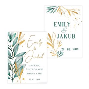 Svadobná etiketa - vzor 6, Promitor Vinorum | regioWine