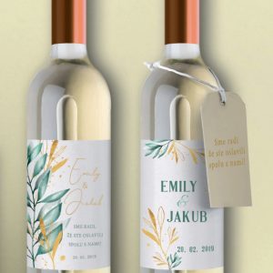 Svadobná etiketa - vzor 6, Promitor Vinorum | regioWine