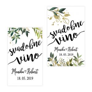 Svadobná etiketa - vzor 4, Promitor Vinorum | regioWine