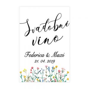 Svadobná etiketa - vzor 1, Promitor Vinorum | regioWine