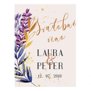 Svadobná etiketa - vzor 16, Promitor Vinorum | regioWine