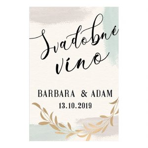 Svadobná etiketa - vzor 9, Promitor Vinorum | regioWine