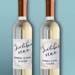Svadobná etiketa - vzor 9, Promitor Vinorum | regioWine