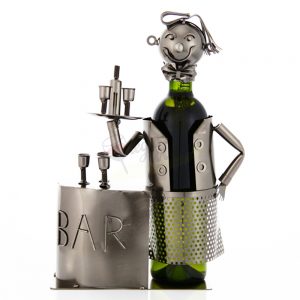 Kovový stojan na víno s motívom Čašník, Promitor Vinorum | regioWine