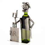 Kovový stojan na víno s motívom Čašník, Promitor Vinorum | regioWine