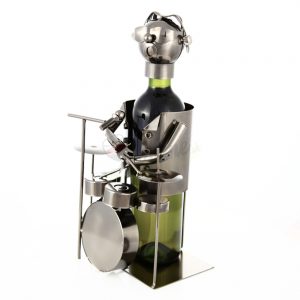 Kovový stojan na víno s motívom Bubeník, Promitor Vinorum | regioWine