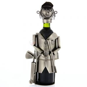 Kovový stojan na víno s motívom Golfista, Promitor Vinorum | regioWine