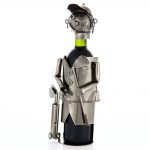 Kovový stojan na víno s motívom Golfista, Promitor Vinorum | regioWine