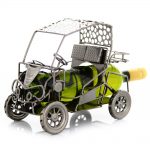 Kovový stojan na víno s motívom Golfový vozík, Promitor Vinorum | regioWine