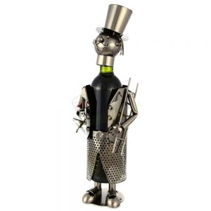 Kovový stojan na víno s motívom Kominár, Promitor Vinorum | regioWine