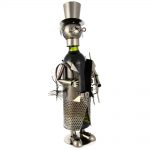 Kovový stojan na víno s motívom Kominár, Promitor Vinorum | regioWine