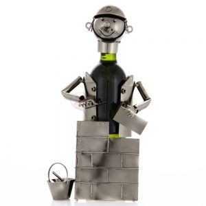 Kovový stojan na víno s motívom Murár, Promitor Vinorum | regioWine