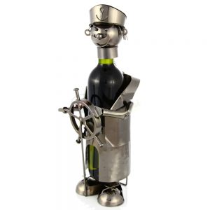Kovový stojan na víno s motívom Námorník, Promitor Vinorum | regioWine