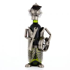 Kovový stojan na víno s motívom Automechanik, Promitor Vinorum | regioWine