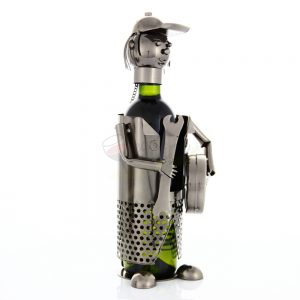 Kovový stojan na víno s motívom Automechanik, Promitor Vinorum | regioWine