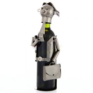 Kovový stojan na víno s motívom Predajca, Promitor Vinorum | regioWine