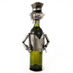 Kovový stojan na víno s motívom Policajt, Promitor Vinorum | regioWine