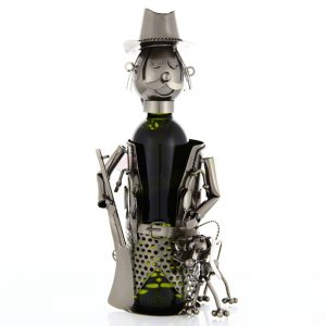 Kovový stojan na víno s motívom Polovník, Promitor Vinorum | regioWine