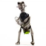 Kovový stojan na víno s motívom Tenistka, Promitor Vinorum | regioWine