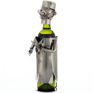 Kovový stojan na víno s motívom Zubár, Promitor Vinorum | regioWine