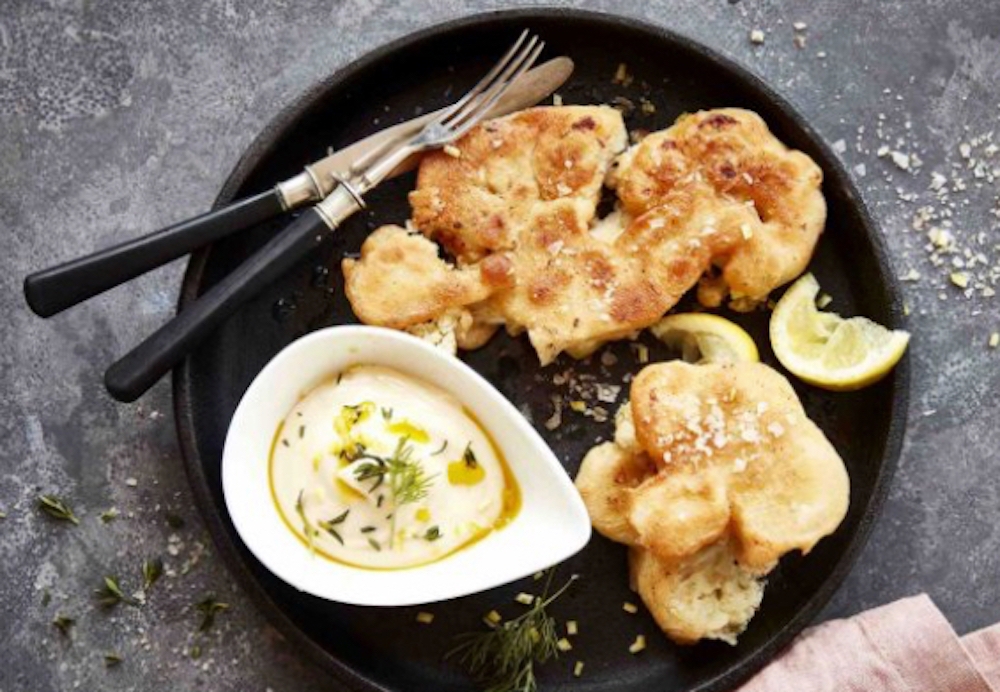 Recept: Vyprážaný karfiól vo vínnom cestíčku s citrónovou majonézou | regioWine